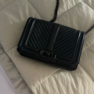 Rebecca Minkoff Black Quilted Crossbody Bag